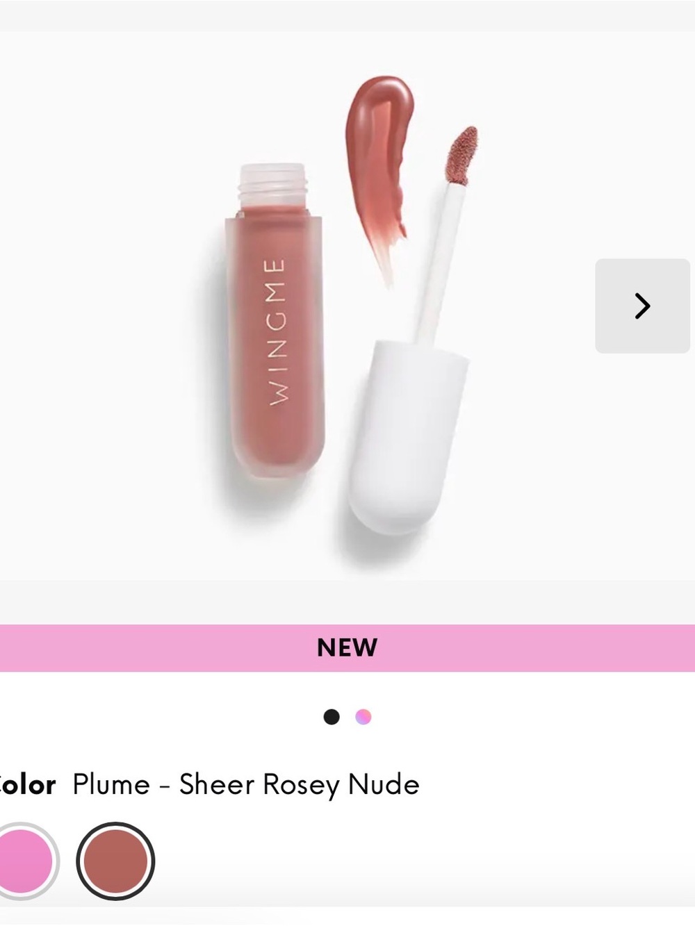 Wingme Cosmetics Lip Oil in Plume